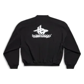 Sudadera redonda deportiva con capas «Black White» 767860TPVF31070