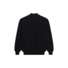 Sudadera unisex de cuello redondo con estampado gratuito, colección Otoño-Invierno 2021, color negro 652981TKVD41070