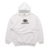 Sudadera unisex de felpa con estampado BB, color blanco, 570811TEV199044