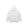 Sudadera unisex de felpa con estampado BB, color blanco, 570811TEV199044