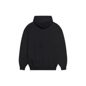 Sudadera unisex de la colección Otoño-Invierno 2021 con estampado del logotipo, manga larga y capucha, color negro 600583TKVI81070