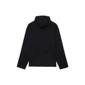 Sudadera unisex FW21 con letras impresas gratis, negra, 661711TKVD41070