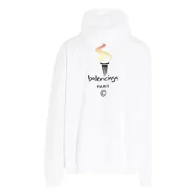 Sudadera unisex oversize con logotipo, blanca 620973TIV459040