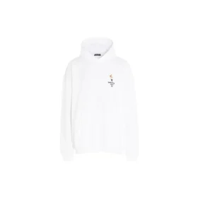 Sudadera unisex oversize con logotipo, blanca 620973TIV459040