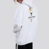 Sudadera unisex oversize con logotipo, blanca 620973TIV459040