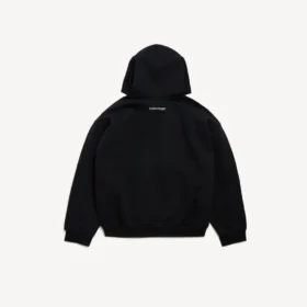 Sudaderas con capucha de corte medio para hombre en negro