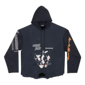 Sudaderas con capucha Speed Hunters Upside Down Oversized «Black Faded» 698156TMVD11000