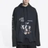Sudaderas con capucha Speed Hunters Upside Down Oversized «Black Faded» 698156TMVD11000