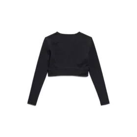 Sujetador de ropa deportiva de manga larga «Negro» 7932814E2B91081