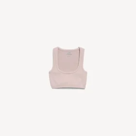 Sujetador sin costuras «techwear» para mujer en color nude
