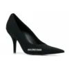 Tacones de aguja Knife Knit de 80 mm «Negro» 628602W18021090