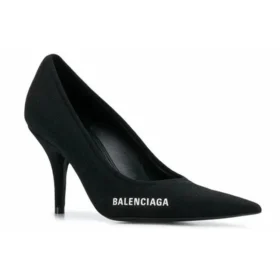 Tacones de aguja Knife Knit de 80 mm «Negro» 628602W18021090