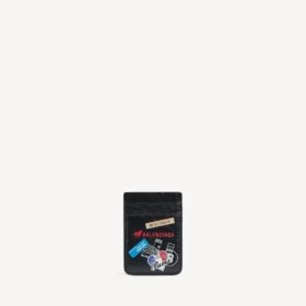 Tarjetero «Cash Magnet» para hombre en negro/multicolor
