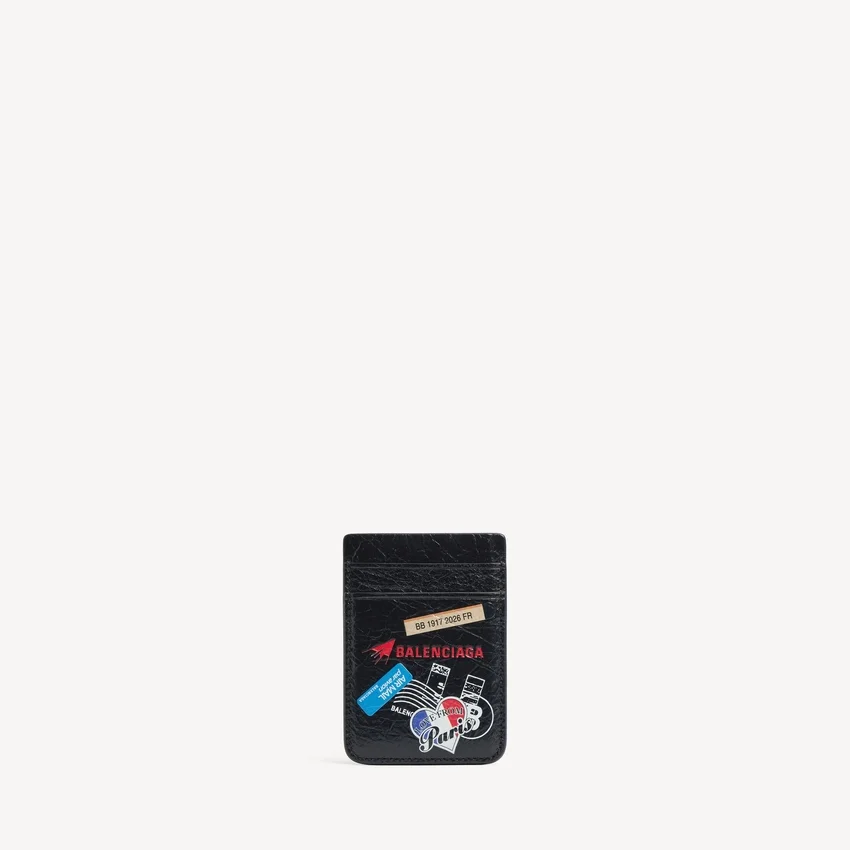 Tarjetero «Cash Magnet» para hombre en negro/multicolor Tarjetero «Cash Magnet» para hombre en negro/multicolor
