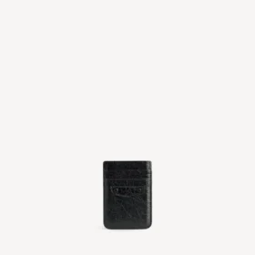 Tarjetero Le City Magnet para hombre en negro