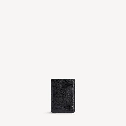 Tarjetero magnético Monaco para hombre en negro Tarjetero magnético Monaco para hombre en negro
