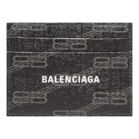 Tarjetero Signature de lona con revestimiento BB Monogram «Negro» 594309210D81061