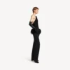 Top bustier ajustado para mujer en color negro Top bustier ajustado para mujer en color negro