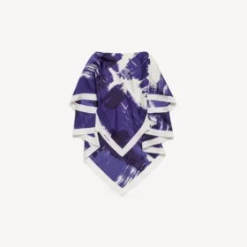 Top tipo capa con estampado de pinceles para mujer en azul Top tipo capa con estampado de pinceles para mujer en azul