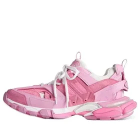 Track Sneakers «Malla rosa y tejido similar al ante» 542436W3SU55090
