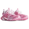 Track Sneakers «Malla rosa y tejido similar al ante» 542436W3SU55090