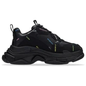 Triple S Allover Logo «Negro Multicolor» 536737W2FA81083