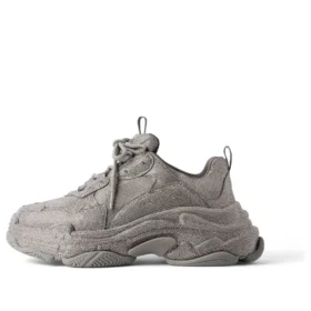 Triple S con pedrería «Gris oscuro» 524039W2TST1249