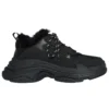 Triple S «Piel sintética – Negro» 668562W3CQ51000