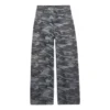 Vaqueros de camuflaje de pierna ancha «Gris» 641456TJW551055