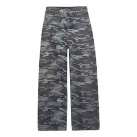 Vaqueros de camuflaje de pierna ancha «Gris» 641456TJW551055