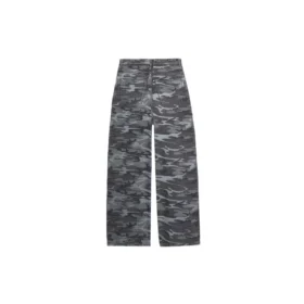 Vaqueros de camuflaje de pierna ancha «Gris» 641456TJW551055
