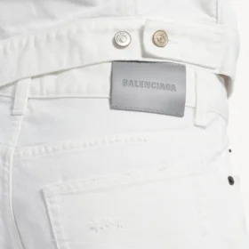 Vaqueros de corte ajustado para hombre en color blanco