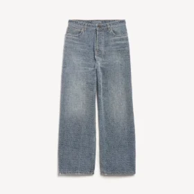 Vaqueros holgados de hombre con diseño «Denim Stitch» en azul oscuro