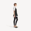 Vestido camisero híbrido para mujer en negro Vestido camisero híbrido para mujer en negro