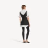 Vestido camisero híbrido para mujer en negro Vestido camisero híbrido para mujer en negro