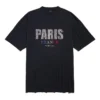 Vestido de camiseta Paris Strass «Negro» 777750TRVL71000