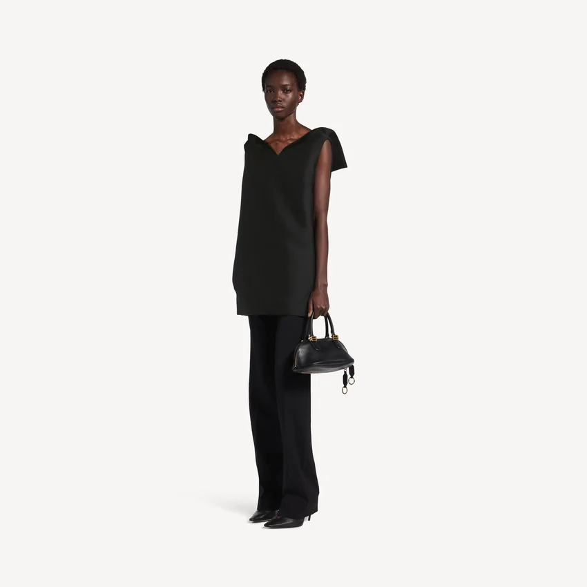 Vestido «vareuse» de mujer en negro Vestido «vareuse» de mujer en negro
