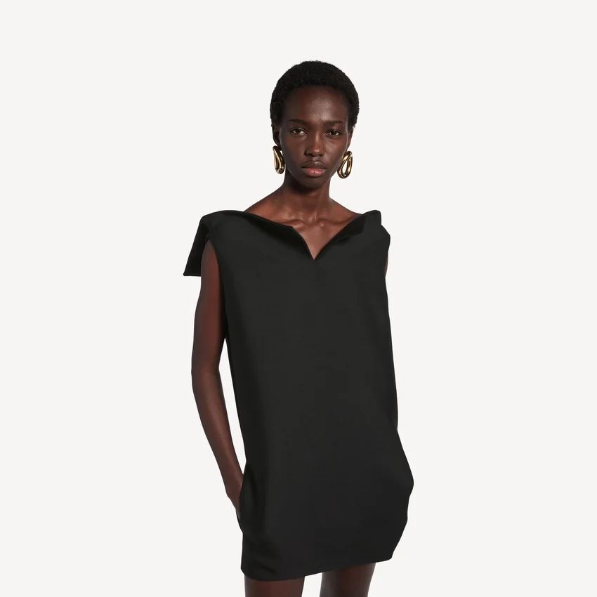 Vestido «vareuse» de mujer en negro Vestido «vareuse» de mujer en negro