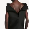 Vestido «vareuse» de mujer en negro Vestido «vareuse» de mujer en negro