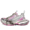 Zapatillas 3XL «Blanco, gris y rosa, malla y poliuretano» 734731W3XL59050