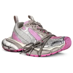 Zapatillas 3XL «Blanco, gris y rosa, malla y poliuretano» 734731W3XL59050