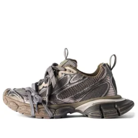Zapatillas 3XL desgastadas «Malla marrón y poliuretano» 734734W3XL72200