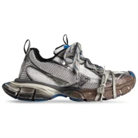 Zapatillas 3XL «Gris desgastado, blanco y azul, malla y poliuretano» 734731W3XL71214