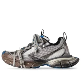 Zapatillas 3XL «Gris desgastado, blanco y azul, malla y poliuretano» 734734W3XL71214