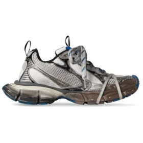 Zapatillas 3XL «Gris desgastado, blanco y azul, malla y poliuretano» 734734W3XL71214