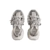 Zapatillas 3XL «Malla blanca y negra y poliuretano» 734734W3XL49710