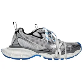 Zapatillas 3XL «Malla gris, blanca y azul y poliuretano» 734734W3XL51214