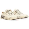 Zapatillas bajas de París «Algodón desgastado blanco y goma blanca con grafitis» 688757W3RR59010