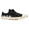 Zapatillas bajas de París «Algodón desgastado negro y goma blanca con grafitis» 688754W3RR51099