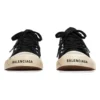 Zapatillas bajas de París «Algodón desgastado negro y goma blanca con grafitis» 688754W3RR51099